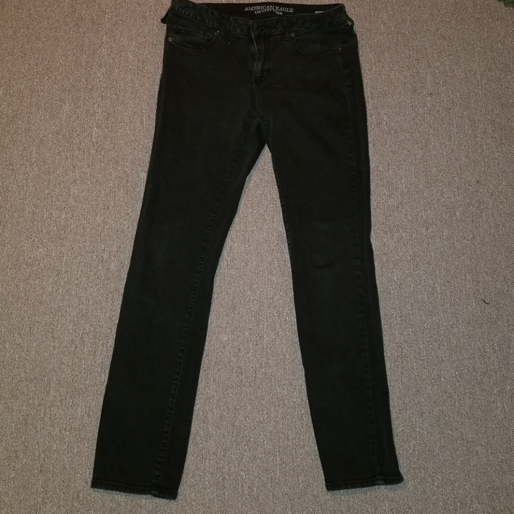 charcoal black jeans LONG